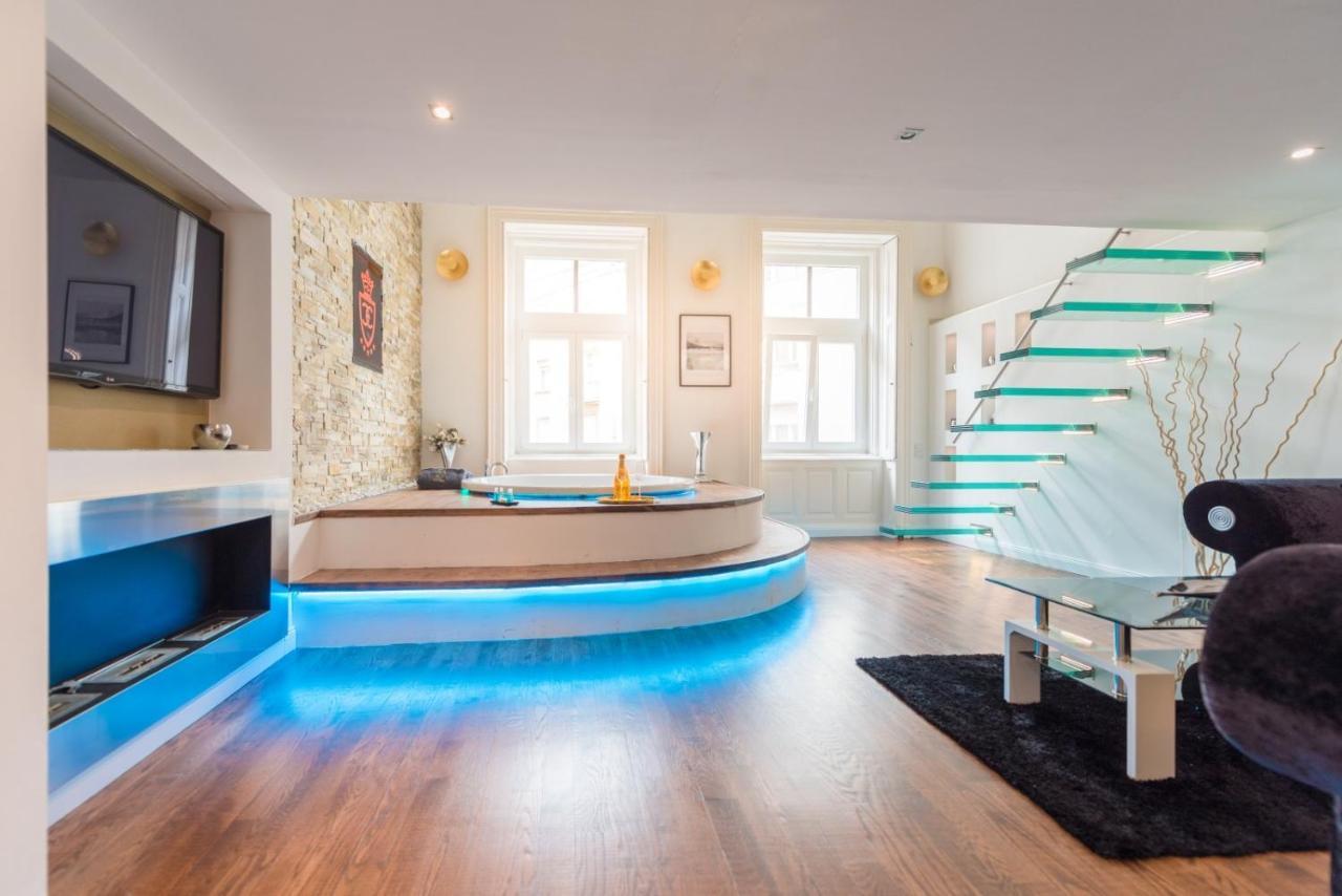 Ferienwohnung Enzo Capo Jacuzzi Andrassy Budapest Exterior foto