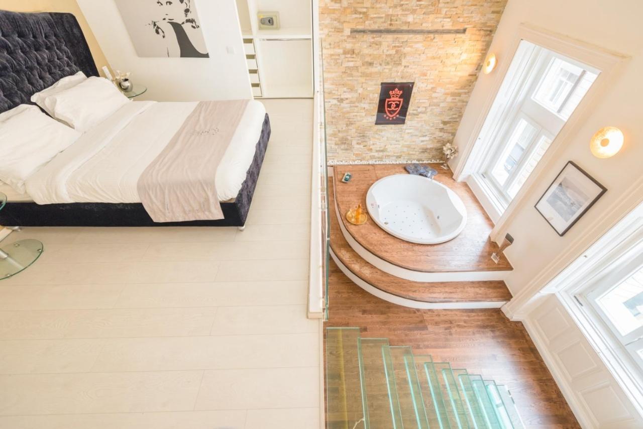Ferienwohnung Enzo Capo Jacuzzi Andrassy Budapest Exterior foto